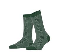 Burlington Glitter Check Women Socks 36-41 Green