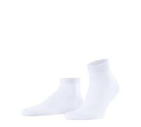 Burlington Men's Palace Street M Sn Cotton Low-Cut Plain Trainer Socks 1 Pair, White 2000, 6.5-11