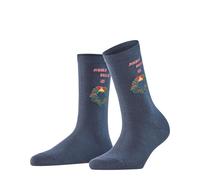 Burlington Jingle Bells Women Socks 36-41 Blue