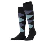 Burlington King M KH Baumwolle Lang Gemustert Knee Socks, Grey Oil Melange 3986, 40-46 Men's, Grey Oil Melange 3986, 46-52