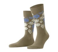 Burlington Men's Aloha Breeze M So Cotton Patterned 1 Pair Socks, Beige Desert Sand 4028, 6.5-11