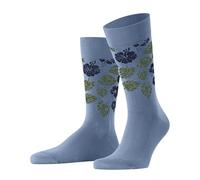 Burlington Men's Aloha Breeze M So Cotton Patterned 1 Pair Socks, Blue Sky 6876, 6.5-11