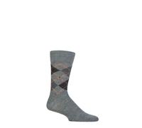 Burlington Mens Argyle Patterned Socks Preston Extra Soft Feeling- 1 Pair 6.5-11