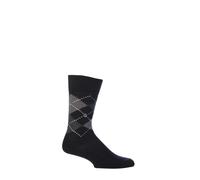 Burlington Mens Argyle Patterned Socks Preston Extra Soft Feeling- 1 Pair 6.5-11