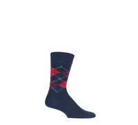 Burlington Mens Argyle Patterned Socks Preston Extra Soft Feeling- 1 Pair 6.5-11