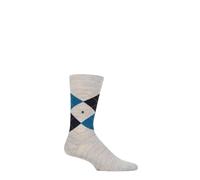 Burlington Mens Argyle Socks 'Edinburgh' Virgin Wool Many Colours 6.5-11 & 11-14