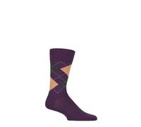 Burlington Mens Argyle Socks 'Edinburgh' Virgin Wool Many Colours 6.5-11 & 11-14