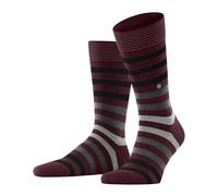 Burlington Men's Blackpool M So Cotton Patterned 1 Pair Socks, Red Wine 8010, 6.5-11