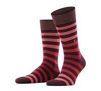 Burlington Men's Blackpool M So Cotton Patterned Socks 1 Pair, Red Coralred 8006, 6.5-11