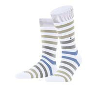 Burlington Men's Blackpool M So Cotton Patterned Socks 1 Pair, White 2002, 6.5-11