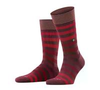 Burlington Men's Blackpool Socks Breathable Cotton Stripe Pattern Flat Seam For Pressure-Free Toes For Dress Casual Business Looks ONE SIZE FITS ALL gift idea 1 Pair