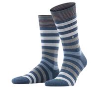 Burlington Men's Blackpool M SO Cotton Patterned 1 Pair Socks, Blue (Dark Blue Melange 6688) new - eco-friendly, 6.5-11