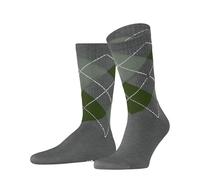 Burlington Men's Bond Street M So Cotton Plain 1 Pair Socks, Grey Light Melange 3390, 6.5-11