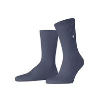 Burlington Men's Bond Street M So Cotton Plain Socks 1 Pair, Blue Light Jeans 6662, 6.5-11