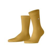 Burlington Men's Bond Street M So Cotton Plain Socks 1 Pair, Yellow Corn 1334, 6.5-11