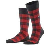 Burlington Mens Buffalo Check Socks - Black