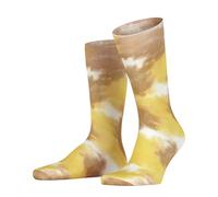 Burlington Men's Cloudscape M So Cotton Patterned 1 Pair Socks, Yellow Mustard 1318, 6.5-11
