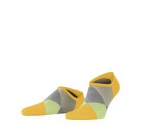 Burlington Men's Clyde M Sn Cotton Low-Cut Patterned 1 Pair Trainer Socks, Yellow Mustart 1318, 6.5-11