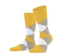 Burlington Men's Clyde M So Cotton Patterned 1 Pair Socks, Yellow Mustard 1318, 6.5-11