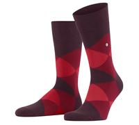 Burlington Mens Clyde Socks - Claret Red