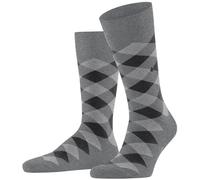 Burlington Men's Danny M So Cotton Patterned 1 Pair Socks, Grey Light Melange 3390, 6.5-11