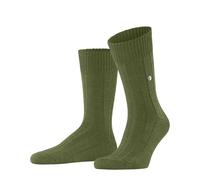 Burlington Men's Dover M So Wool Plain 1 Pair Socks, Green Cactus 7684, 6.5-11