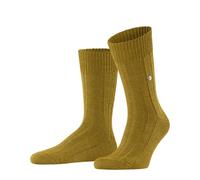 Burlington Men's Dover M So Wool Plain 1 Pair Socks, Yellow Mustard 1593, 6.5-11