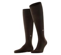 Burlington Men's Dublin Knee-High Socks Breathable Cotton Thin Plain Flat Seam In The Toe Area For Dress Casual Business Looks ONE SIZE FITS ALL Gift Idea 1 Pair
