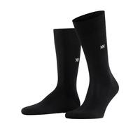 Burlington Men's Dublin M So Cotton Plain 1 Pair Socks, Black 3000, 6.5-11