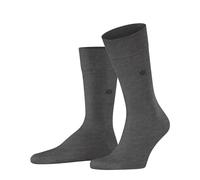Burlington Men's Dublin M So Cotton Plain 1 Pair Socks, Grey Steel Melange 3165, 6.5-11