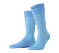 Burlington Men's Duke Street M So Cotton Plain Socks 1 pair, Blue Cornflower 6554, 6.5-11