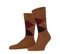 Burlington Men's Dundee M So Wool Viscose Patterned 1 Pair Socks, Red Autumn Leaf 8935, 6.5-11