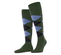 Burlington Mens Edinburgh M Kh Wolle Lang Gemustert Knee High Socks, Green Asparagus 7045, 30-36 UK
