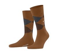 Burlington Men's Edinburgh M So Wool Patterned 1 Pair Socks, Brown Caramel 5582, 6.5-11