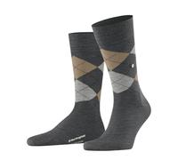 Burlington Men's Edinburgh M So Wool Patterned 1 Pair Socks, Grey Dark 3070, 6.5-11