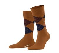 Burlington Men's Edinburgh M So Wool Patterned 1 Pair Socks, Orange Blush 8415, 6.5-11