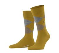 Burlington Men's Edinburgh M So Wool Patterned Socks 1 Pair, Yellow Curry 1590, 6.5-11