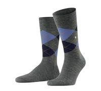 Burlington Men's Edinburgh Melange M So Wool Patterned 1 Pair Socks, Blue Cornflower 6337, 6.5-11