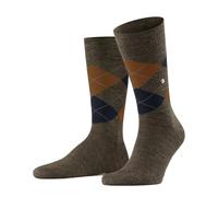 Burlington Men's Edinburgh Melange M So Wool Patterned 1 Pair Socks, Green Evergreen 7460 6.5-11