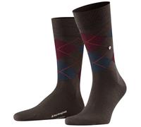 Burlington Mens Edinburgh Socks - Dark Brown