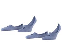 Burlington Mens Everyday 2-Pack No Show Socks - Denim Blue