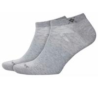 Burlington Mens Everyday 2-Pack Sneaker Socks - Light Grey