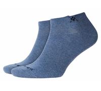 Burlington Mens Everyday 2-Pack Sneaker Socks - Light Jeans Blue