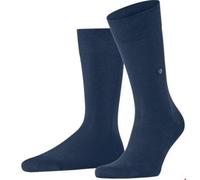 Burlington Men's Everyday Stripe Mixed 2-Pack Socks Breathable Cotton Reinforced Skin-Friendly Hard-Wearing Mix Plain Patterned For Work Everyday Wear Multipack ONE-SIZE-FITS-ALL Gift Idea 2 Pairs