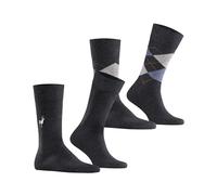 Burlington Men's Everyday X-Mas 2-Pack Socks Breathable Cotton Mid-Calf Length Patterned 2 Pairs