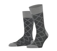 Burlington Men's Ferry Road M So Wool Patterned 1 Pair Socks, Grey Dark 3070, 6.5-11
