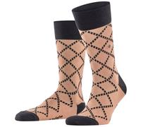 Burlington Mens Ferry Road Socks - Camel Brown