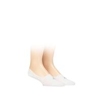 Burlington Men's Invisible Cotton Socks Everyday Black Navy Grey White - 2 Pairs