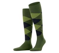 Burlington Mens King M Kh Baumwolle Lang Gemustert Knee High Socks, Green Forest 7657, 30-36 UK