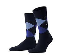 Burlington Men's King M So Cotton Patterned 1 Pair Socks, Blue Marine 6121, 6.5-11